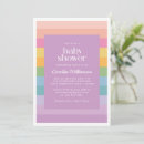 Recherche de pastel rainbow baby shower invitations Tendance