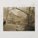 Recherche de paysage occidental vœux cartes Vintage