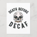 Recherche de crâne vintage cartes postales Mort