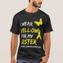 Recherche de ruban jaune tshirts Amour