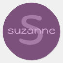Recherche de names autocollants Violet