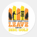 Recherche de joueur de golf autocollants Discgolf