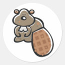 Recherche de castors autocollants Enfants