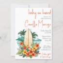Recherche de palm trees baby shower invitations Plage