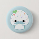 Recherche de champignon badges Kawaii