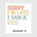 Recherche de je suis en retard autocollants Vintage