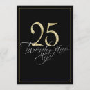 Recherche de vingt cinquième invitations 25e