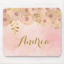 Recherche de rose et or tapis souris Tendance