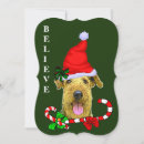 Recherche de airedales noël cartes Animaux