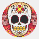 Recherche de calaveras autocollants Dia de los muertos
