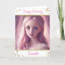 Recherche de princesse anniversaire cartes Jolie