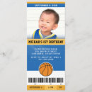 Recherche de de basket ball anniversaire invitations Ticket