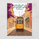 Recherche de trame cartes postales Lisbon portugal