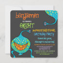 Recherche de monstres anniversaire invitations Fête d'anniversaire pour enfants
