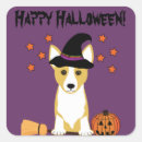 Recherche de chien vampire autocollants Citrouille