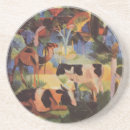 Recherche de chameaux dessous de verres Bleu
