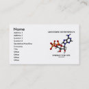 Recherche de molécules cartes visite Scientifique