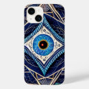 Recherche de yeux bleus iphone coques Oeil diabolique