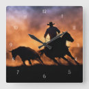 Recherche de western pour horloges Rodéo