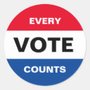 Recherche de chaque autocollants Chaque vote compte