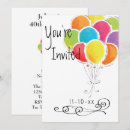 Recherche de ballons colorés invitations Jaune
