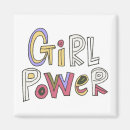 Recherche de citations féministes magnets Pouvoir des filles
