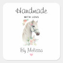 Recherche de portrait de cheval autocollants Blanc