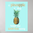 Recherche de ananas tropical posters Île