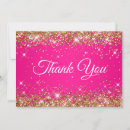 Recherche de pink gold remerciements cartes Parties scintillant or