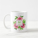 Recherche de fleur pour aquarelle tasses Initiale