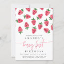 Recherche de de fraise anniversaire invitations Baie