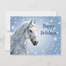 Recherche de chevaux de noël cartes postales Flocons de neige