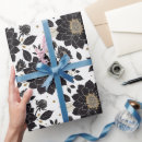 Recherche de dahlias papier cadeau Noir