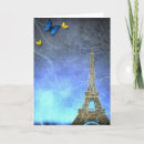 Recherche de tour eiffel vintage vœux cartes Floral