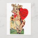 Recherche de coeurs de vache cartes postales Mignon