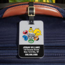 Recherche de cookie monster sesame street luggage tags Colorful