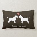 Recherche de bull terrier coussins Amour