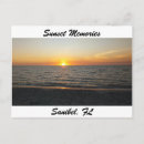 Recherche de île sanibel cartes postales Coucher de soleil