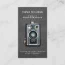 Recherche de appareil photo vintage cartes visite Professionnel