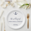 Recherche de ancre marine assiettes Minimaliste