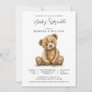 Recherche de boho teddy bear baby shower invitations Ours en peluche
