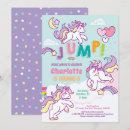 Recherche de trampoline party invitations Licorne