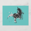Recherche de dessin de cheval cartes postales Noir et blanc