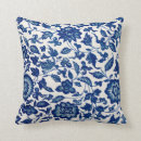Recherche de bleu floral coussins Ornemental