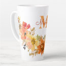 Recherche de floral monogram tasses Orange