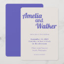 Recherche de fleurs violettes vintage invitations Moderne
