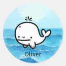 Recherche de baleine de kawaii autocollants Vie marine