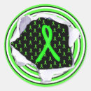 Recherche de ruban de conscience autocollants Vert