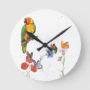 Recherche de perroquets horloges Aquarelle