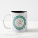 Recherche de mandala floral tasses Turquoise